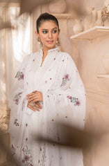 Roop Rang Stitched Collection By AL Harir Apparel D-03 Ayaana  White