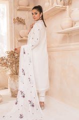 Roop Rang Stitched Collection By AL Harir Apparel D-03 Ayaana  White