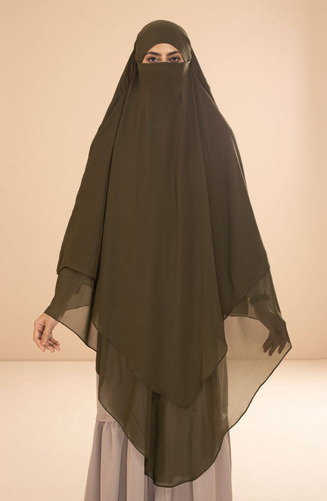 Black Camels Bareerah Khimar Hijab Collection BKH 05
