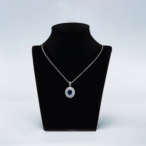 YKL Jewellers Pendant Collection BLUE SAPPHIRE PENDANT
