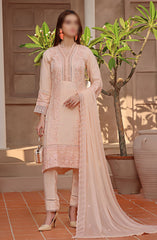 Guzel Hazel Formal 3 Piece Stitched Collection D-01 BLUSH