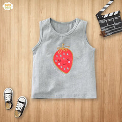 Sandos By Baby Nest BNBBS-110 – Berry Amazing Print Sandos for Kids – Grey