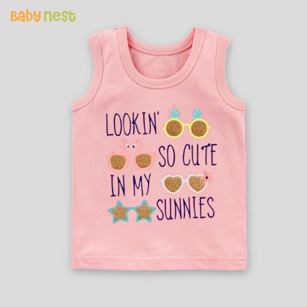 Sandos By Baby Nest BNBBS-154 – Looking So Cute in my Sunnies – Sandos For Kids – Pink