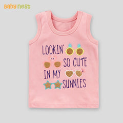 Sandos By Baby Nest BNBBS-154 – Looking So Cute in my Sunnies – Sandos For Kids – Pink