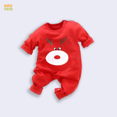 Jumpsuit By Baby Nest Baby Jumpsuit – Reindeer – Red