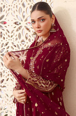 Rasm E Henna Pret Collection By Al Siyab D-02 Bahaar Maroon