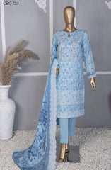 HZ Chikankari Embroidered Collection Vol 02 2024 CEC 723