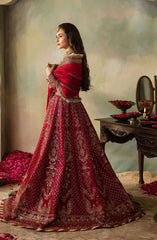 Saad Shaikh Elena Wedding Unstitched Formals Collection D-03 Cerise