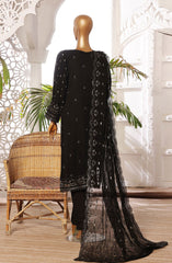 SADABAHAR Afsanay Luxury Chiffon Collection Vol 6 D-07 Black