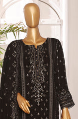 SADABAHAR Afsanay Luxury Chiffon Collection Vol 6 D-07 Black