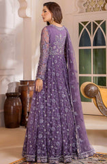 Lamisah Luxury Chiffon Unstitched Collection By Lavish Premium D-02 Celestial