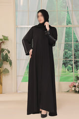 Nayab Abaya Collection Vol 22 by Amna Khadija Chic Black