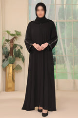 Nayab Abaya Collection Vol 22 by Amna Khadija Chic Black