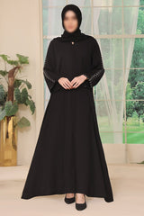 Nayab Abaya Collection Vol 22 by Amna Khadija Chic Black