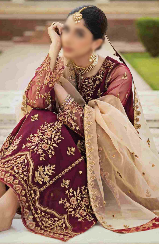 Tahra Unstitch Formal collection by Zainab Chottani D-01 JAHARA