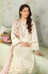 Baad e baharaan Chikankari Collection with Fancy Dupatta D-01