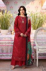 Husn e Jahan by Mahnur Unstitched Lawn Summer Collection 2025 D-03 Elena