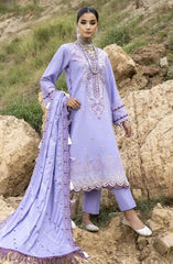 Lyra by Meerak Unstitched Winter Collection 2024 D-03 Lilac