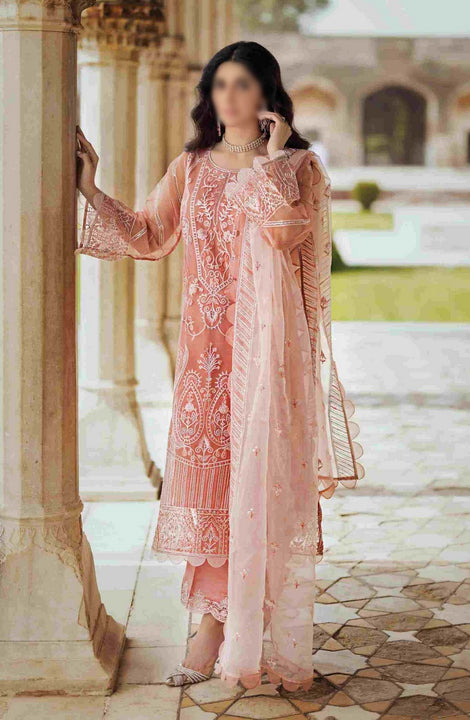 Tahra Unstitch Formal collection by Zainab Chottani D-07 ROUSHANEY