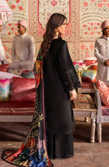 Husn e Jahan by Mahnur Unstitched Lawn Summer Collection 2025 D-13 Aaina