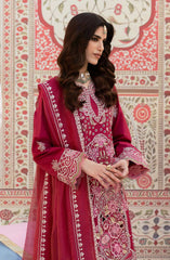 Husn e Jahan by Mahnur Unstitched Lawn Summer Collection 2025 D-09 Leyla