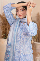 Meheroon by Tawakkal Fabrics Unstitched Lawn Summer Collection 2025 D-1104