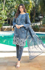 Thamina - Embroidered Digital Lawn Collection 2025 D-1194