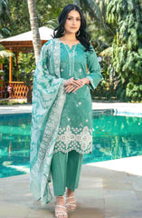 Thamina - Embroidered Digital Lawn Collection 2025 D-1196