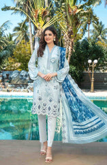 Thamina - Embroidered Digital Lawn Collection 2025 D-1198