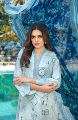 Thamina - Embroidered Digital Lawn Collection 2025 D-1198