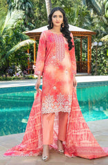 Thamina - Embroidered Digital Lawn Collection 2025 D-1199