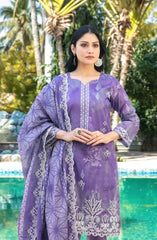 Thamina - Embroidered Digital Lawn Collection 2025 D-1200