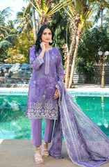 Thamina - Embroidered Digital Lawn Collection 2025 D-1200