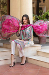 Masooma Digital Printed Bana Dora Lawn Collection 2025 D-1497