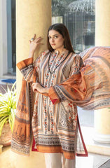 Masooma Digital Printed Bana Dora Lawn Collection 2025 D-1503