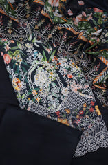 Bin Saeed Unstitch Cotton Embroidered Collection D-19