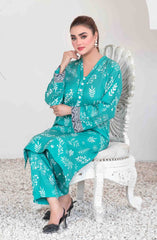 NECLA Stitched Digital Printed Cotton 2pcs Collection 2025 D-2015