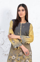 Mehrin - Laserkari Embroidered Digital Printed 2pcs Collection By Tawakkal Fabrics D 2095