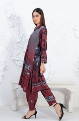 Mehrin - Laserkari Embroidered Digital Printed 2pcs Collection By Tawakkal Fabrics D 2096