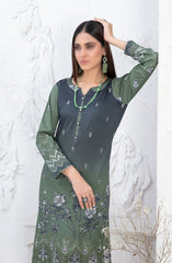 Mehrin - Laserkari Embroidered Digital Printed 2pcs Collection By Tawakkal Fabrics D 2100