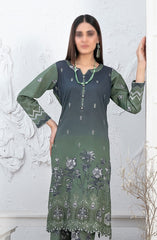 Mehrin - Laserkari Embroidered Digital Printed 2pcs Collection By Tawakkal Fabrics D 2100