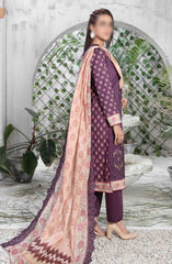 BADEAH Embroidered Digital Printed Lawn Collection 2024 D-2613