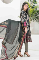 BADEAH Embroidered Digital Printed Lawn Collection 2024 D-2619