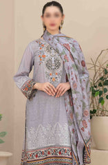 Ahava - Stitched Embroidered Digital Lawn Collection D-2677