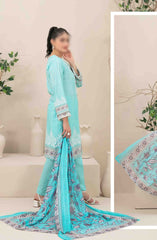 Ahava - Stitched Embroidered Digital Lawn Collection D-2678