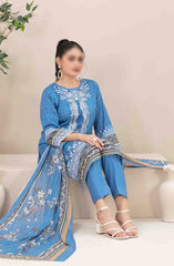 Ahava - Stitched Embroidered Digital Lawn Collection D-2680