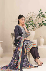 Ahava - Stitched Embroidered Digital Lawn Collection D-2681