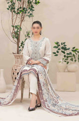 Ahava - Stitched Embroidered Digital Lawn Collection D-2682