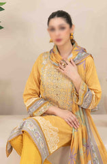 Ahava - Stitched Embroidered Digital Lawn Collection D-2684