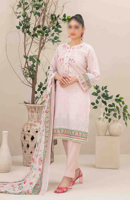 Ahava - Stitched Embroidered Digital Lawn Collection D-2685